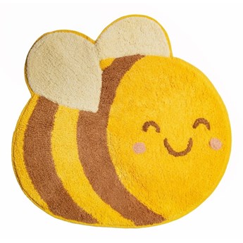 Pomarańczowy dziecięcy bawełniany dywan Sass & Belle Bee Happy, 55,5 x 57 cm