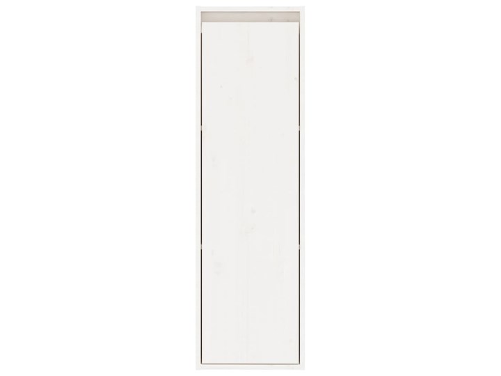 vidaXL Szafka ścienna, biała, 30x30x100 cm, lite drewno sosnowe Głębokość 30 cm Płyta MDF Sosna Kolor Biały Wiszące Kategoria Szafki i regały