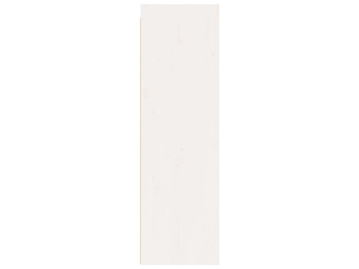 vidaXL Szafka ścienna, biała, 30x30x100 cm, lite drewno sosnowe Głębokość 30 cm Sosna Płyta MDF Wiszące Kolor Biały