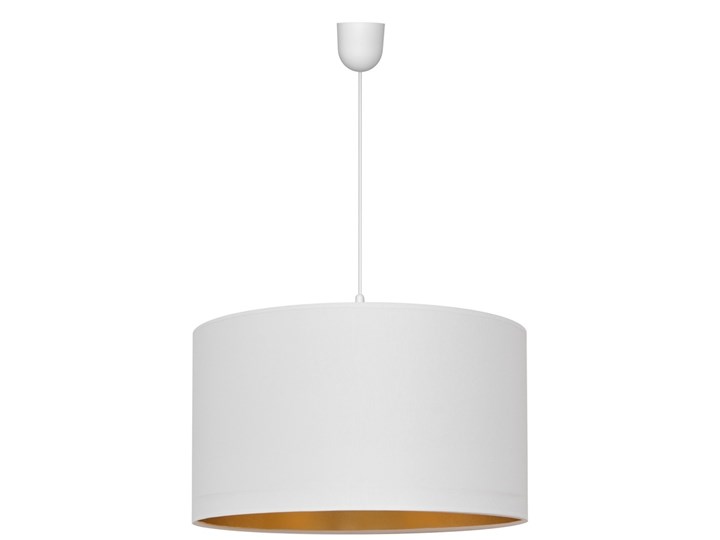 Żyrandol na lince ALBA 1xE27/60W/230V śr. 45 czm biały/złoty