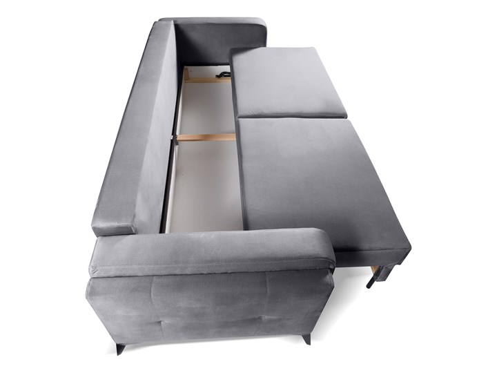 Sofa z funkcją spania POTENZA Szerokość 230 cm Głębokość 97 cm Styl Nowoczesny Typ Gładkie
