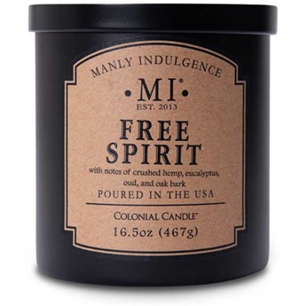 Colonial Candle sojowa świeca zapachowa w szkle 16.5 oz 467 g - Free Spirit