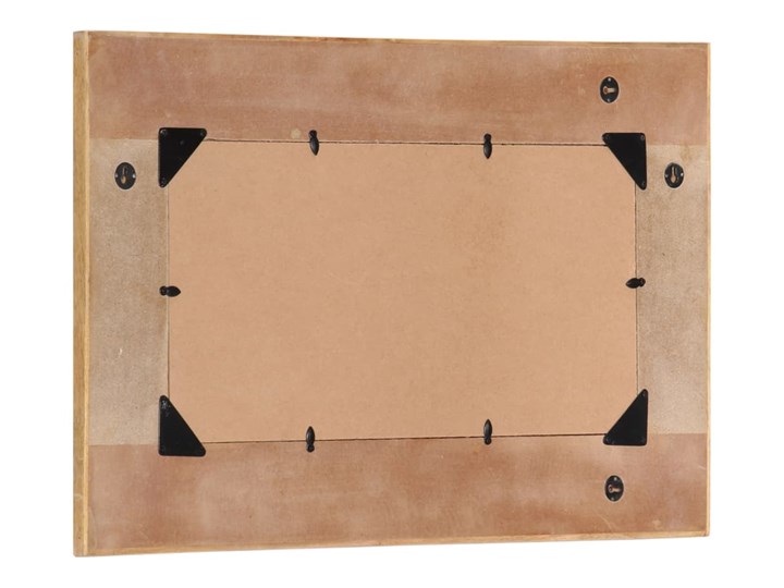 vidaXL Lustro ścienne w ramie z litego drewna z odzysku, 50x80 cm Prostokątne Lustro z ramą Kategoria Lustra