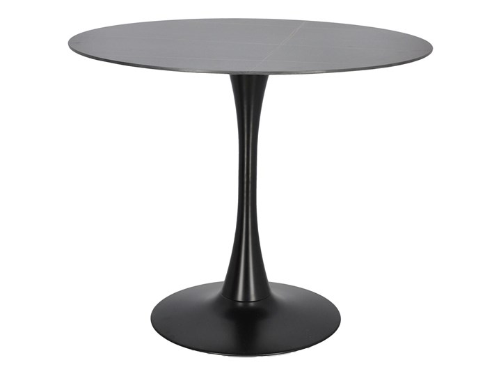 Stół jadalniany z blatem ze spieku Skinny Stone Black Marmur Metal Wysokość 74 cm Stal Pomieszczenie Stoły do jadalni Kolor Czarny