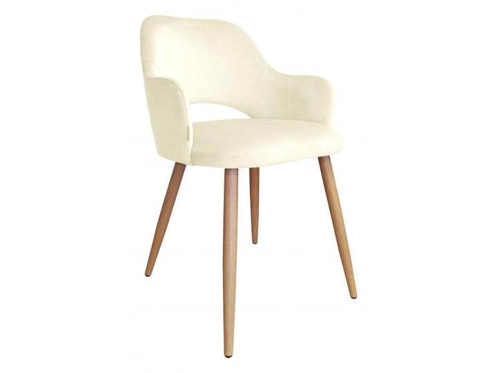 Krzesło Milano noga dąb Wysokość 76 cm Metal Drewno Rodzaj(n) Krzesła