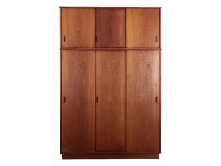 Szafa tekowa, szwedzki design, lata 60, produkcja: Royal Board