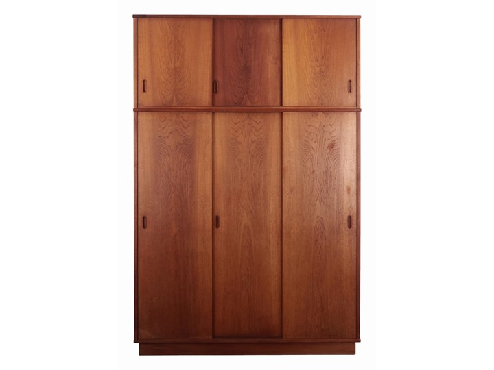 Szafa tekowa, szwedzki design, lata 60, produkcja: Royal Board Drewno Kategoria Szafy do garderoby Rodzaj drzwi Przesuwne