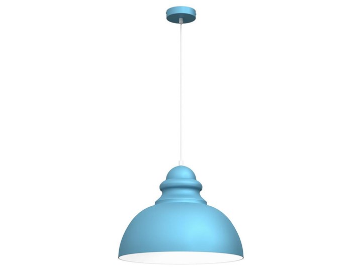 Żyrandol na lince CORIN 1xE27/60W/230V niebieski Metal Kategoria Lampy wiszące