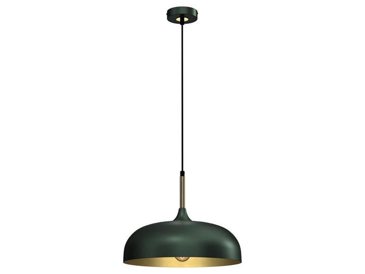 Żyrandol na lince LINCOLN 1xE27/60W/230V d. 35 cm zielony
