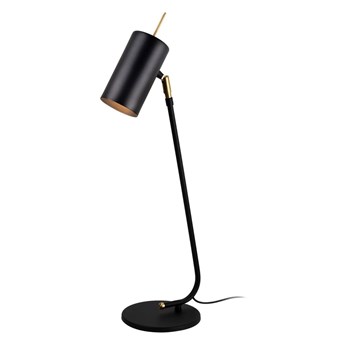 Czarna lampa stołowa Squid Lighting Geo, wys. 60 cm