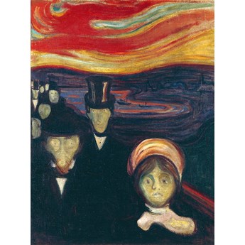 Reprodukcja obrazu Edvarda Muncha - Anxiety, 45x60 cm
