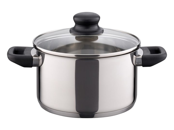 Garnek ze stali nierdzewnej ze szklaną pokrywką ELO Juwel De Luxe, ø 16 cm Stal nierdzewna Kategoria Garnki Pojemność 1,7 l