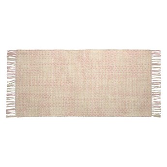 Różowo-beżowy bawełniany dywan dziecięcy Kave Home Nur, 70x140 cm