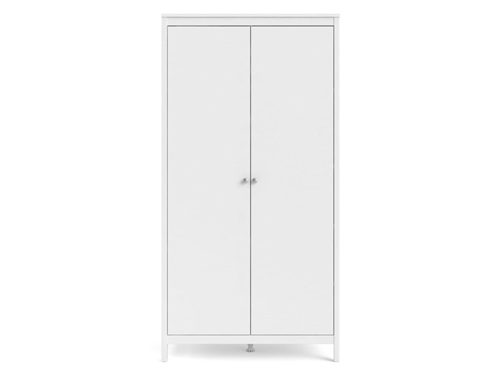 Biała szafa Tvilum Madrid, 102 x 199 cm Głębokość 58,4 cm Szerokość 103 cm Kolor Biały