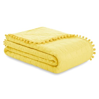 Żółta narzuta na łóżko AmeliaHome Meadore, 170 x 270 cm