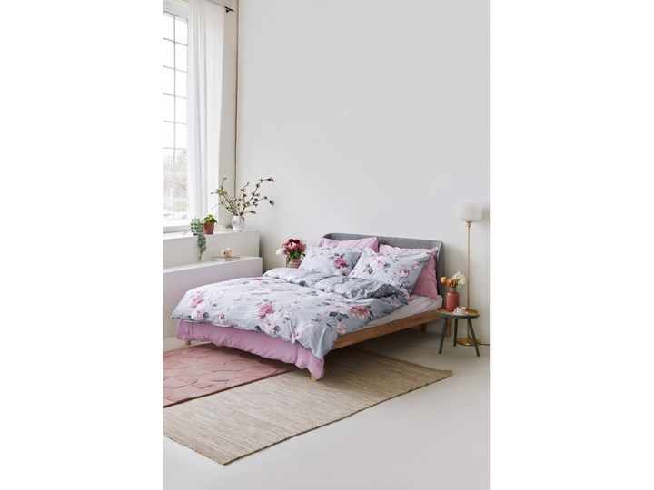 Szara bawełniana pościel dwuosobowa Bonami Selection Belle, 200x200 cm Bawełna Komplet pościeli Pomieszczenie Pościel do sypialni