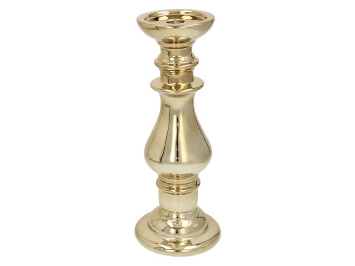 Świecznik Purse gold 33cm, 13×13×33cm Ceramika Kategoria Świeczniki i świece