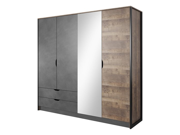 Szafa 220 (F) ARDEN Dąb sand grande / matera Drewno Płyta laminowana Płyta MDF Styl Nowoczesny
