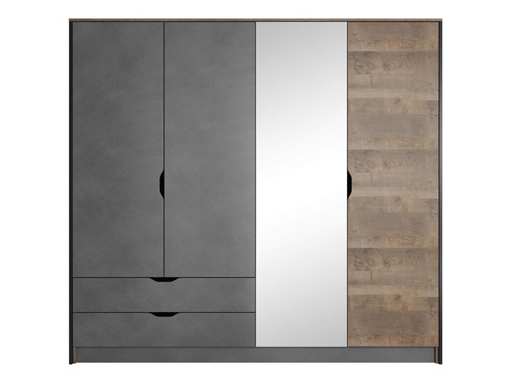 Szafa 220 (F) ARDEN Dąb sand grande / matera Płyta laminowana Drewno Płyta MDF Styl Nowoczesny