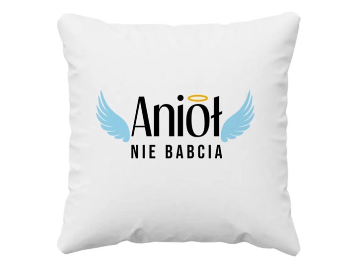 Anioł, nie babcia - poduszka z nadrukiem