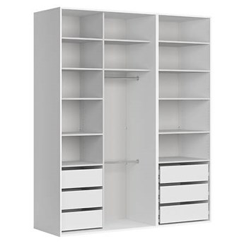 Flex szafa garderoba otwarta 195 cm biała
