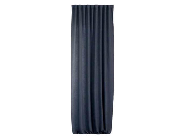 Zasłona BASIC na taśmie marszczącej 140x280 cm granatowy 1 szt., 140 x 280 cm