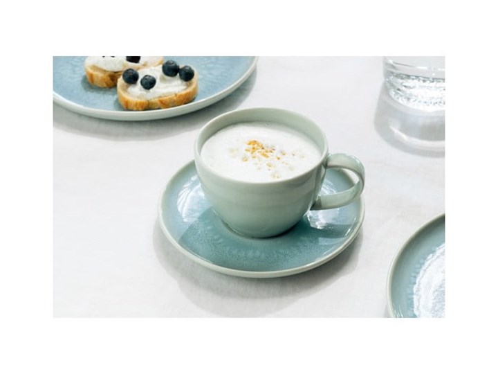 Turkusowa porcelanowa filiżanka do kawy Villeroy & Boch Like Crafted, 247 ml Kolor Turkusowy Porcelana Kategoria Filiżanki