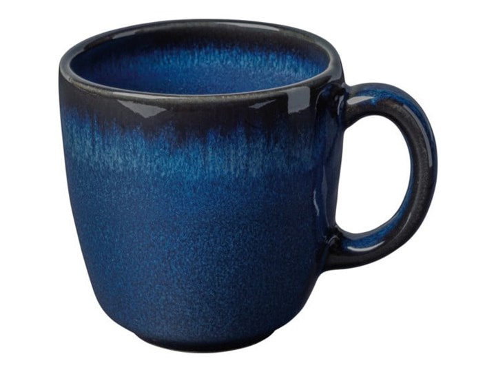 Ciemnoniebieska kamionkowa filiżanka Villeroy & Boch Like Lave, 190 ml Kamionka Kolor