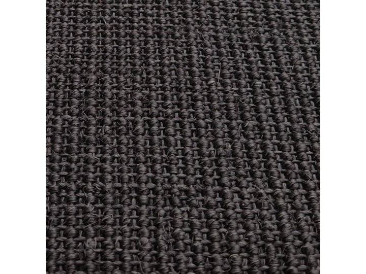 vidaXL Dywanik, naturalny sizal, 80x150 cm, czarny Dywaniki Kategoria Dywany Juta Dywany Chodniki Pomieszczenie Przedpokój