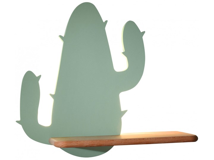 Zielony kinkiet dziecięcy w kształcie kaktusa - K049-Cacti Lampa stojąca Lampa biurkowa Kategoria Lampy dziecięce