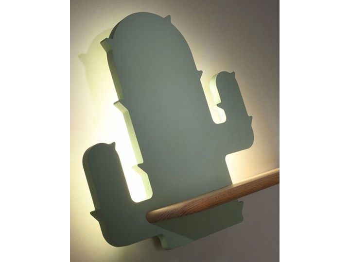 Zielony kinkiet ścienny do pokoju dziecięcego - K053-Cacti Lampa stojąca Lampa biurkowa Kategoria Lampy dziecięce