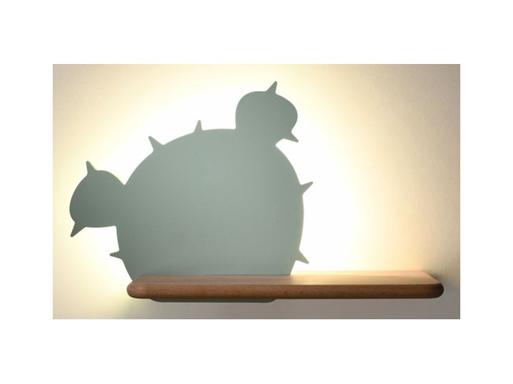 Zielony kinkiet dziecięcy w postaci kaktusa plus przewód - K052-Cacti Lampa stojąca Lampa biurkowa Kategoria Lampy dziecięce