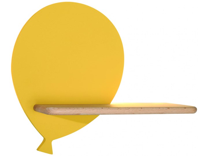 Żółty kinkiet ścienny w kształcie balonika - K018-Kiki Kategoria Lampy dziecięce