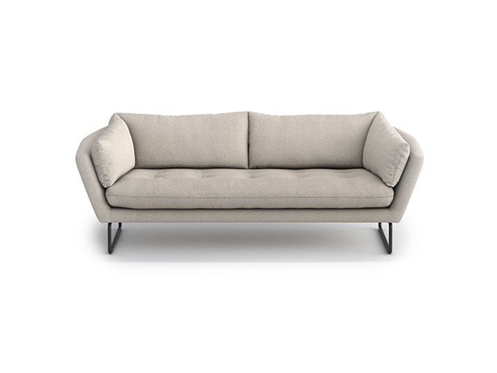 Sofa 3-osobowa Yoko, Stone Głębokość 98 cm Stała konstrukcja Szerokość 218 cm Boki Z bokami