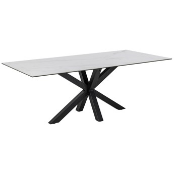 Biały stół z ceramicznym blatem Heaven 200x100
