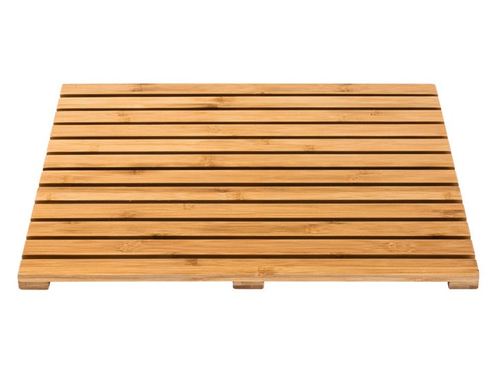 Mata łazienkowa, podest z drewna bambusowego BAMBUSA, 50 x 50 cm, WENKO Kategoria Dywaniki łazienkowe Drewno 50x50 cm Prostokątny Kolor Brązowy