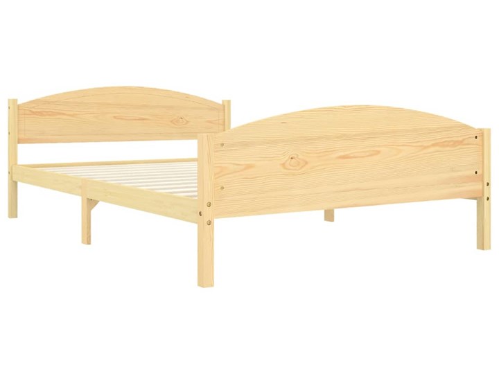 vidaXL Rama łóżka z 2 szufladami, lite drewno sosnowe, 140 x 200 cm Łóżko drewniane Rozmiar materaca 140x200 cm Styl Rustykalny