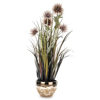 KOMPOZYCJA KWIATOWA roślina dekoracyjna sztuczna w donicy, wys. 80 cm