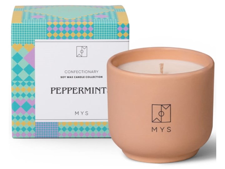 Świeca zapachowa MYS - Peppermints - 180g Ceramika Kategoria Świeczniki i świece