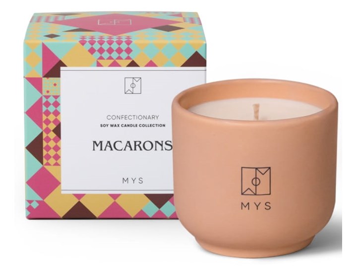 Świeca zapachowa MYS - Macarons - 180g Ceramika Kategoria Świeczniki i świece