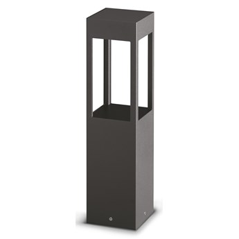 Słupek oświetleniowy I-Lantern Czarny Ciepły biały (3000K) 35 cm Przesłona Pojedyncza