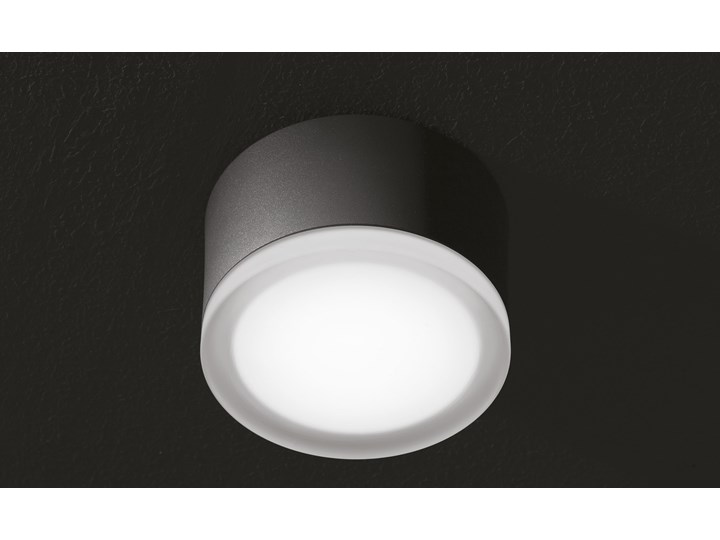 Lampa sufitowa natynkowa Fog 200 Czarny Ciepły biały (3000K) 6W Lampa LED Kategoria Lampy ogrodowe