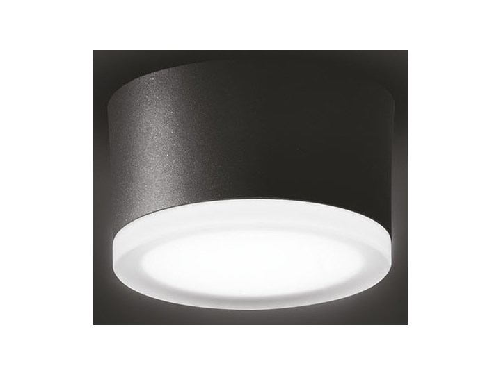 Lampa sufitowa natynkowa Fog 125 Czarny Ciepły biały (3000K) 6W