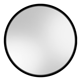 Lustro SCANDI- okrągłe w czarnej ramie - średnica140