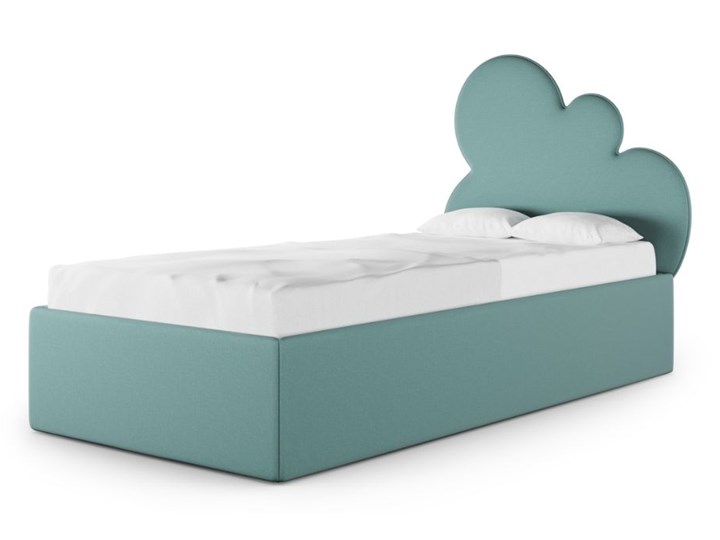 Łóżko Cloud Chmurka Box Texti Płyta MDF Kategoria Łóżka dla dzieci Kolor Miętowy