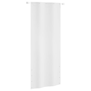 vidaXL Parawan balkonowy, biały, 100x240 cm, tkanina Oxford