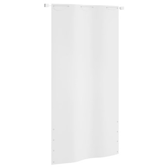 vidaXL Parawan balkonowy, biały, 120x240 cm, tkanina Oxford
