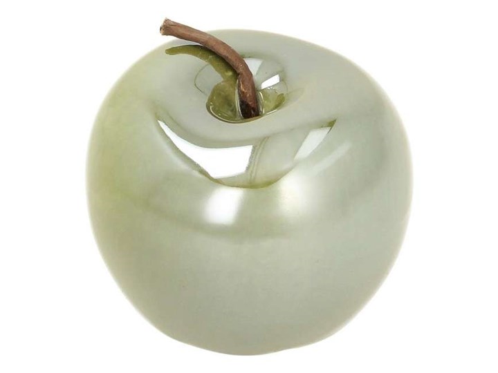 Dekoracja Apple perly green, 8 x 8 x 6,5 cm Ceramika Kolor Zielony Owoce Kategoria Figury i rzeźby