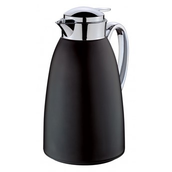 Dzbanek termiczny, stal nierdzewna, 1,0 l, śred. 14 x 27 cm, czarny matowy kod: CI-543865