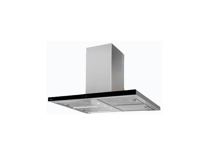 Okap AKPO WK-9 Feniks Slim Glass 90 Inox/Czarne szkło Kolor Czarny Kategoria Okapy